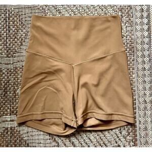 Aerie Offline Tan High Waist Bike Shorts